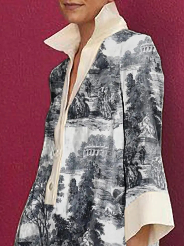 Vivienne | Toile Print Mini Dress