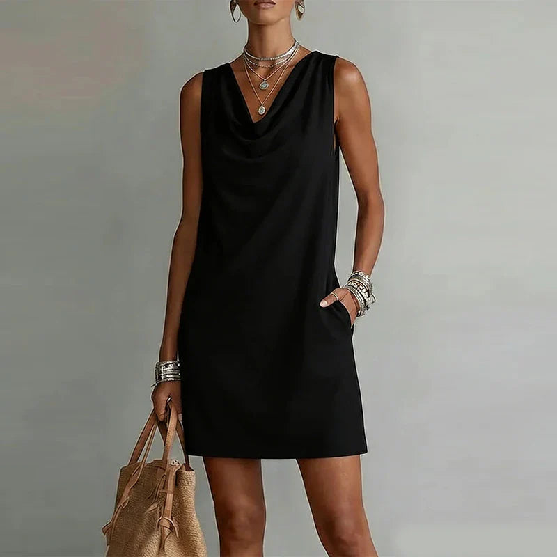 Nikki | Sleeveless Pocket Mini Dress
