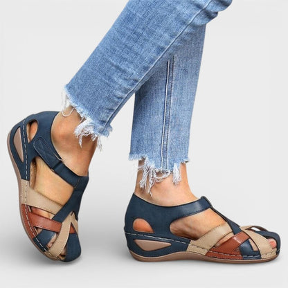 Nadia | Closed-Toe Strappy Sandals
