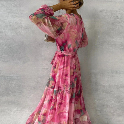Violette | Tiered Wrap Maxi Dress