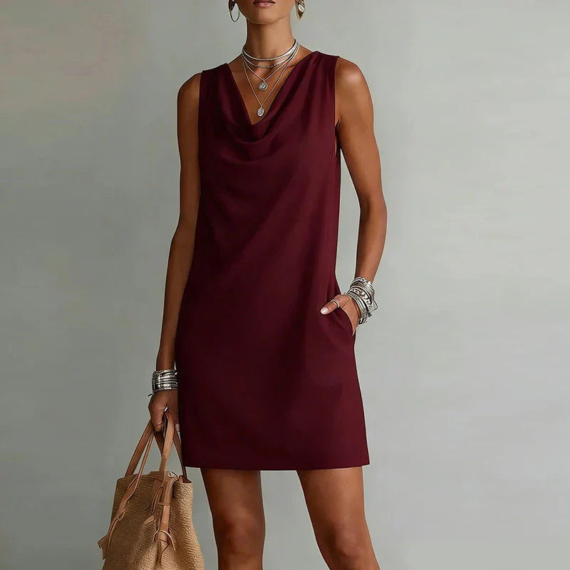 Nikki | Sleeveless Pocket Mini Dress