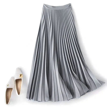 Simona | Pleated A-Line Skirt