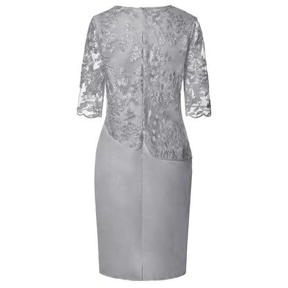 Sloane | Short-Sleeve Wrap Midi Dress