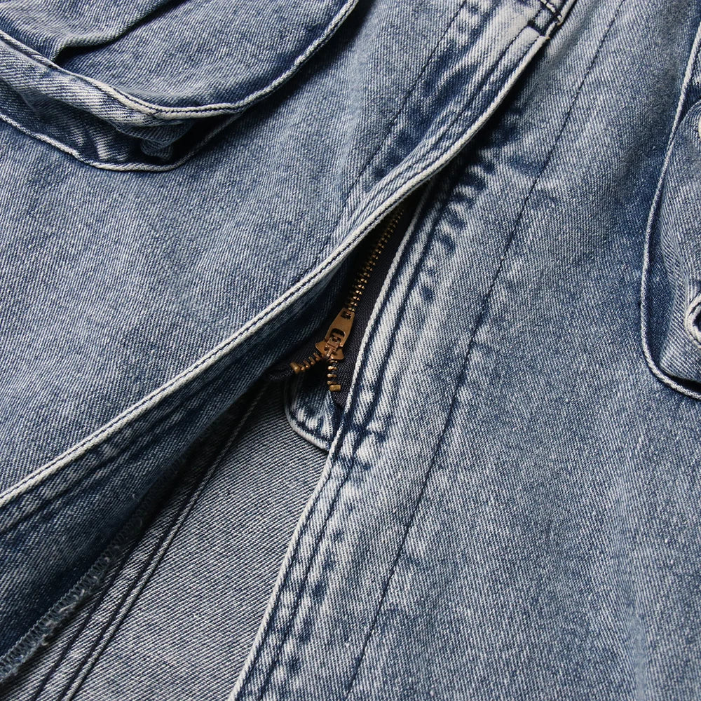 Sierra | Cargo Denim Skirt with Pockets
