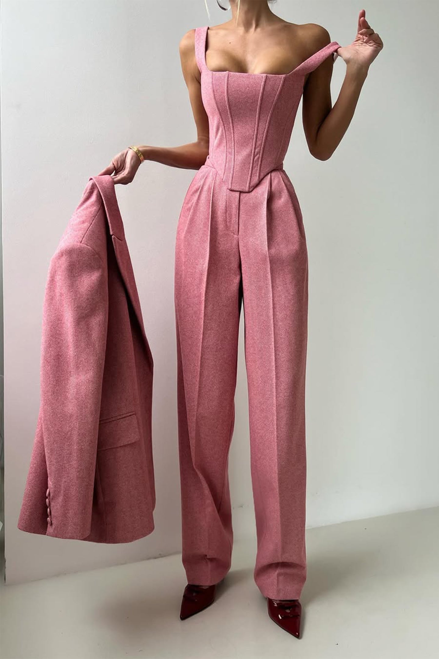 Wynne | Double-Breasted Three-Piece Suit Set