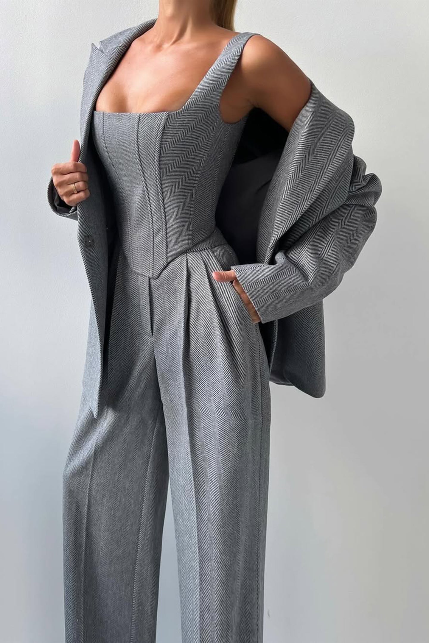 Wynne | Double-Breasted Three-Piece Suit Set