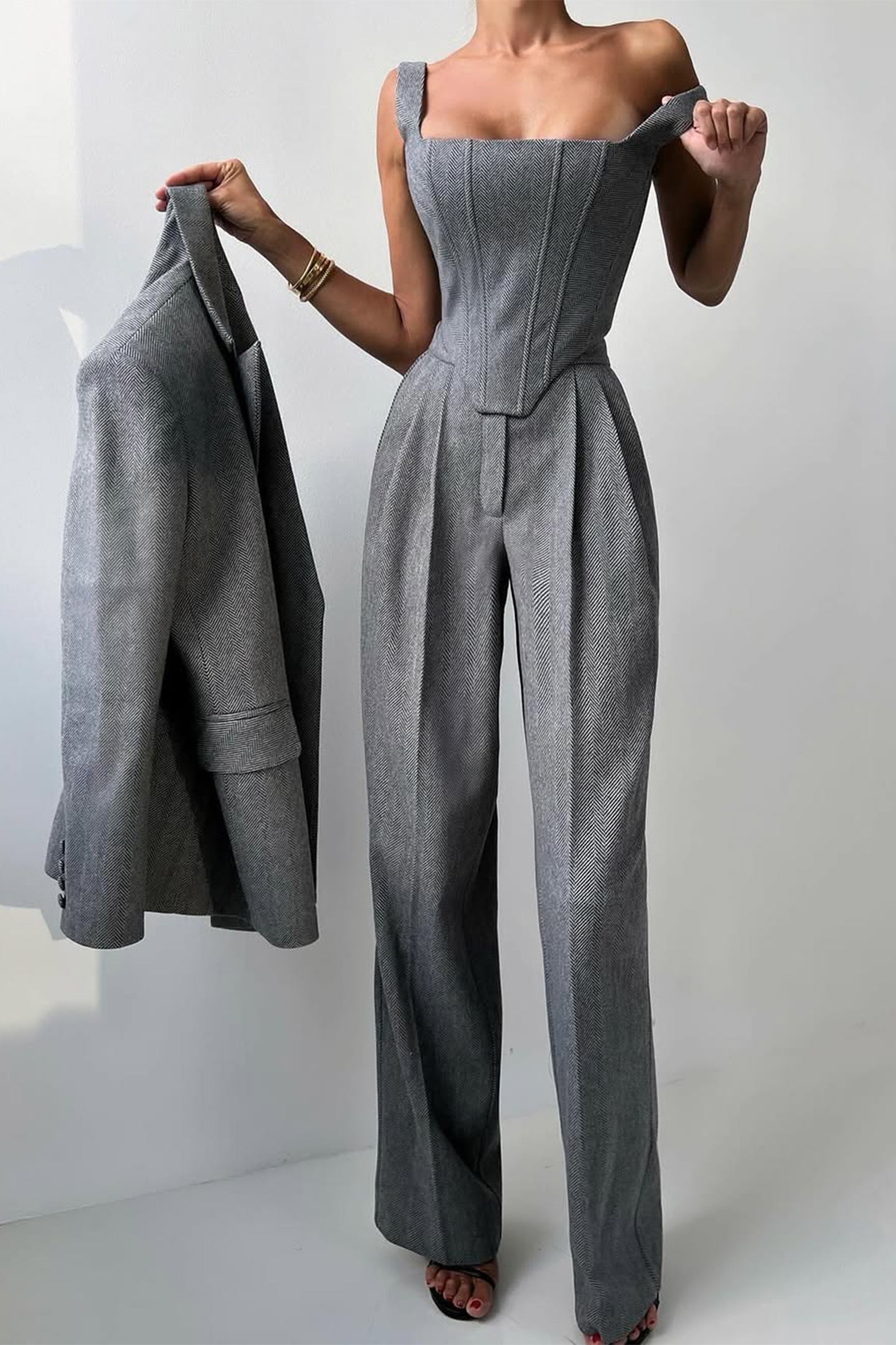 Wynne | Double-Breasted Three-Piece Suit Set