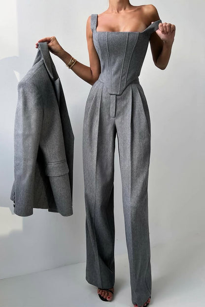 Wynne | Double-Breasted Three-Piece Suit Set
