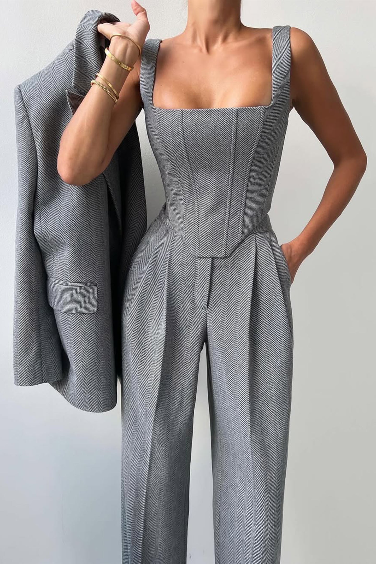 Wynne | Double-Breasted Three-Piece Suit Set