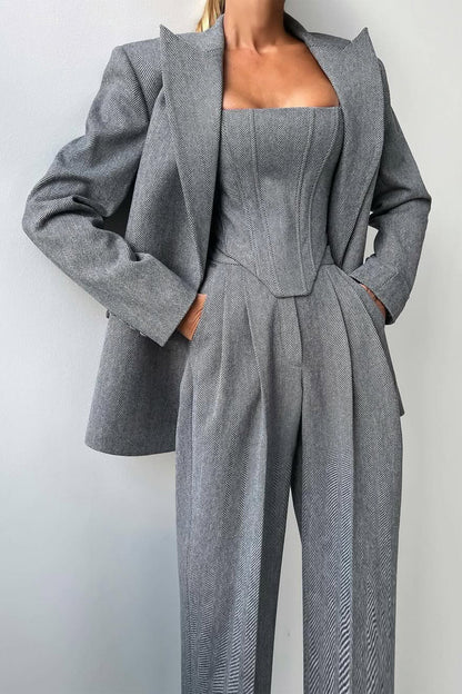 Wynne | Double-Breasted Three-Piece Suit Set