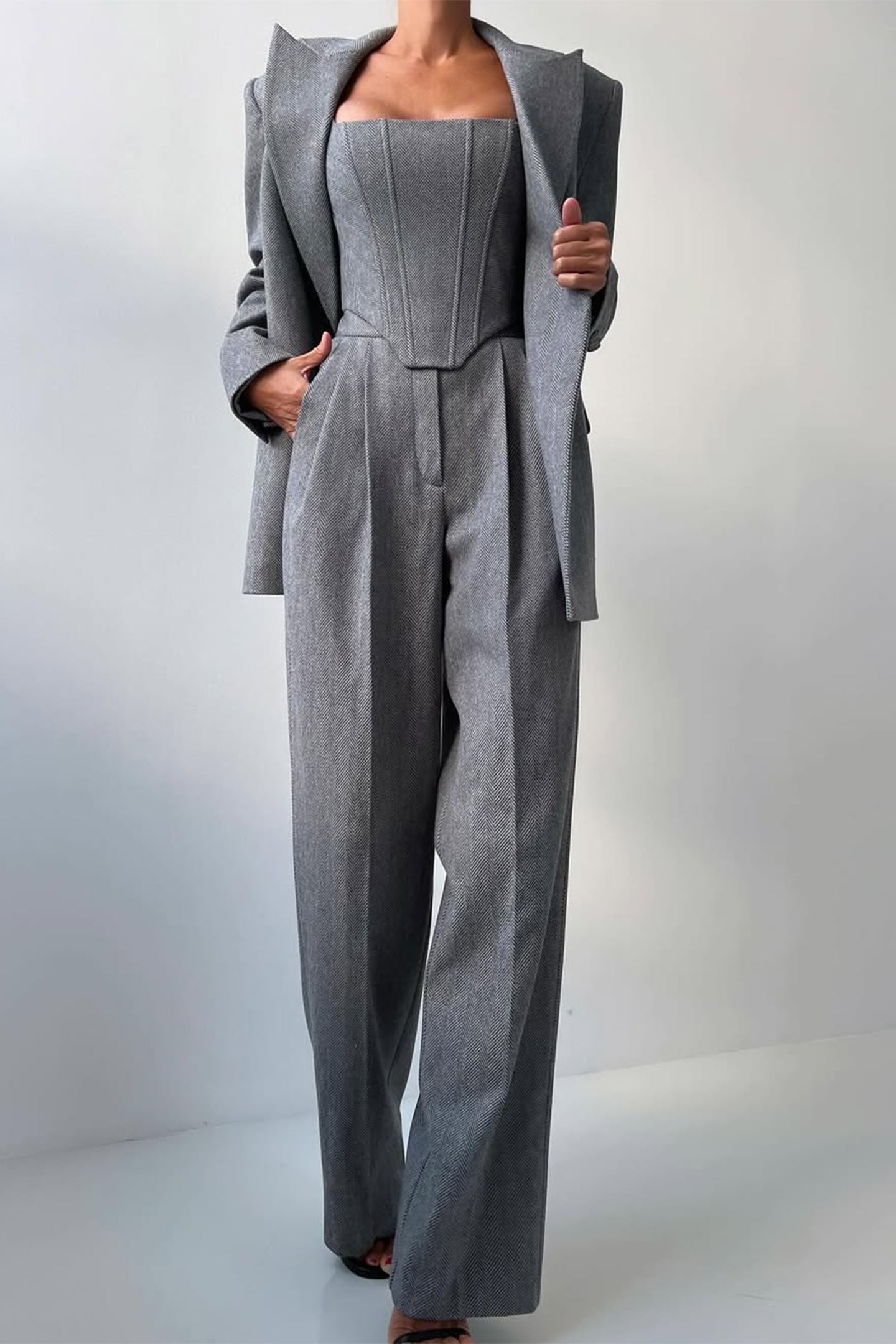 Wynne | Double-Breasted Three-Piece Suit Set