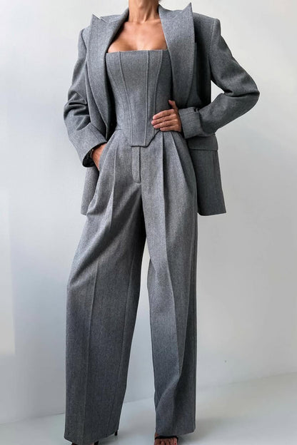 Wynne | Double-Breasted Three-Piece Suit Set