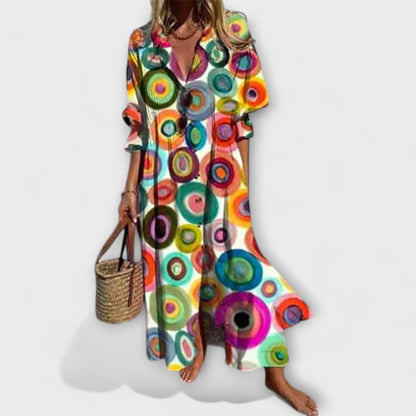 Livia | Floral Vacation Maxi Dress