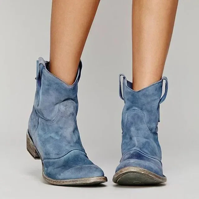 Cassidy | Western Cowboy Ankle Boots