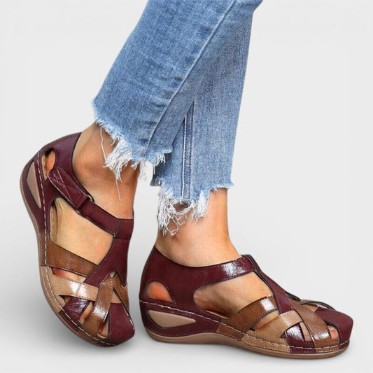 Nadia | Closed-Toe Strappy Sandals