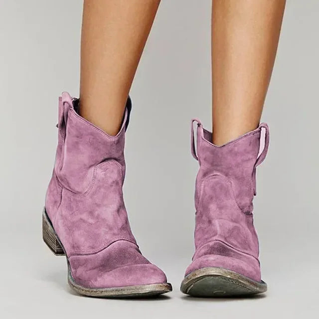 Cassidy | Western Cowboy Ankle Boots
