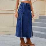 Beverly | Elastic Waist Denim Skirt