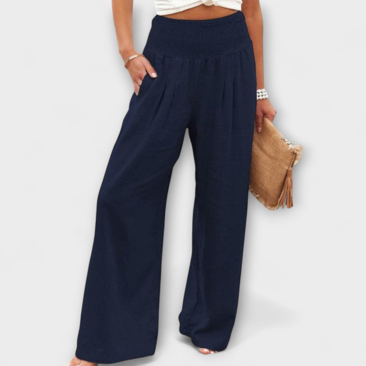 Margaux | Mid-Rise Wide Leg Pants