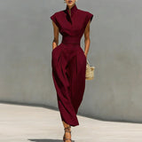 Adeline | Structured Sleeveless Midi Dress