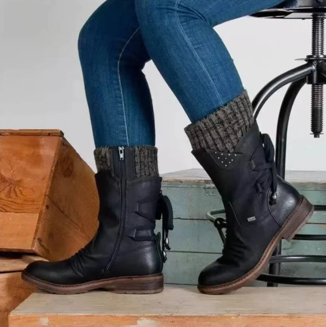 Juliana | Classic Mid-Calf Boots