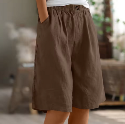 Rosalind | Comfort Elastic Waist Shorts