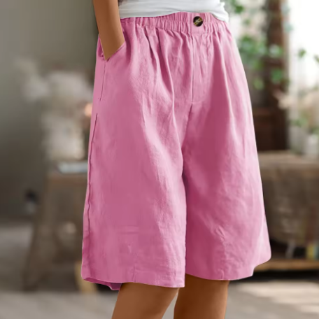 Rosalind | Comfort Elastic Waist Shorts