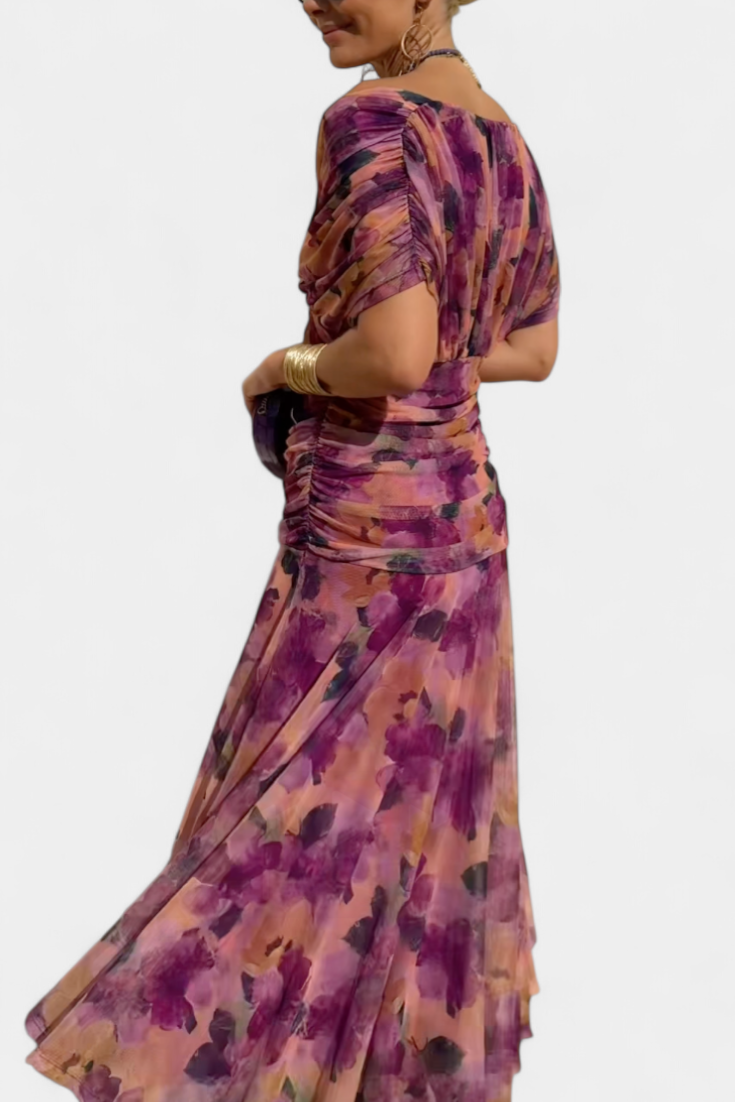 Raegan | Romantic Long Floral Dress