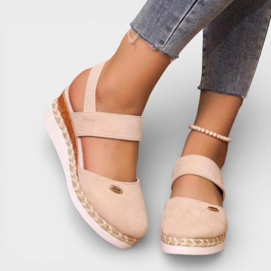 Carmen | Closed-Toe Wedge Espadrilles