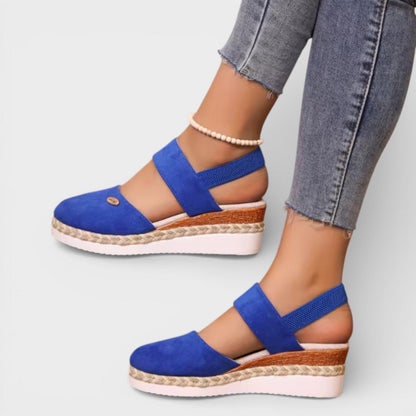 Carmen | Closed-Toe Wedge Espadrilles