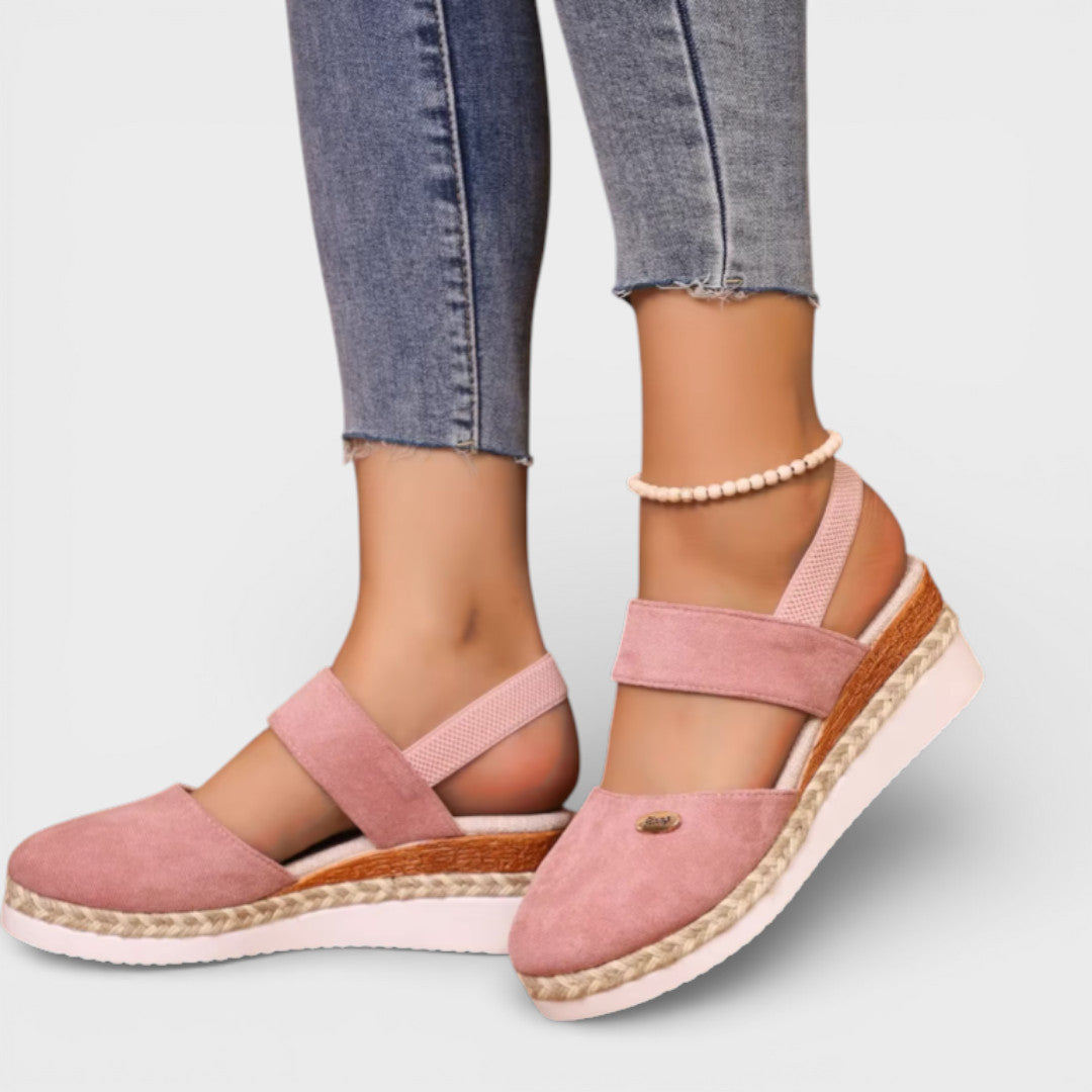 Carmen | Closed-Toe Wedge Espadrilles
