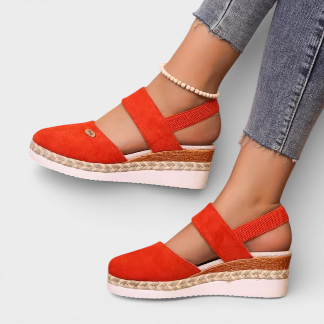 Carmen | Closed-Toe Wedge Espadrilles