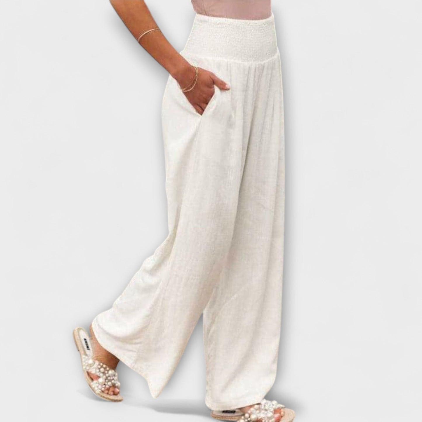 Margaux | Mid-Rise Wide Leg Pants
