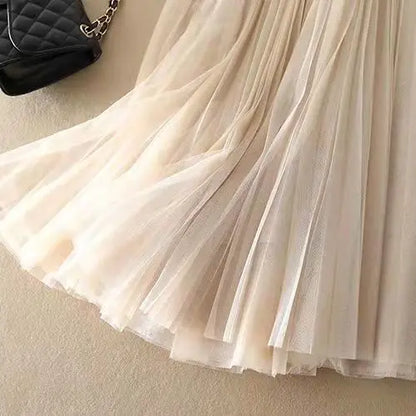 Morgan | High-Waisted Pleated Skirt