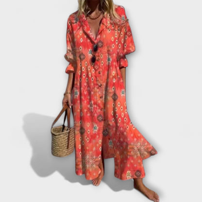 Livia | Floral Vacation Maxi Dress