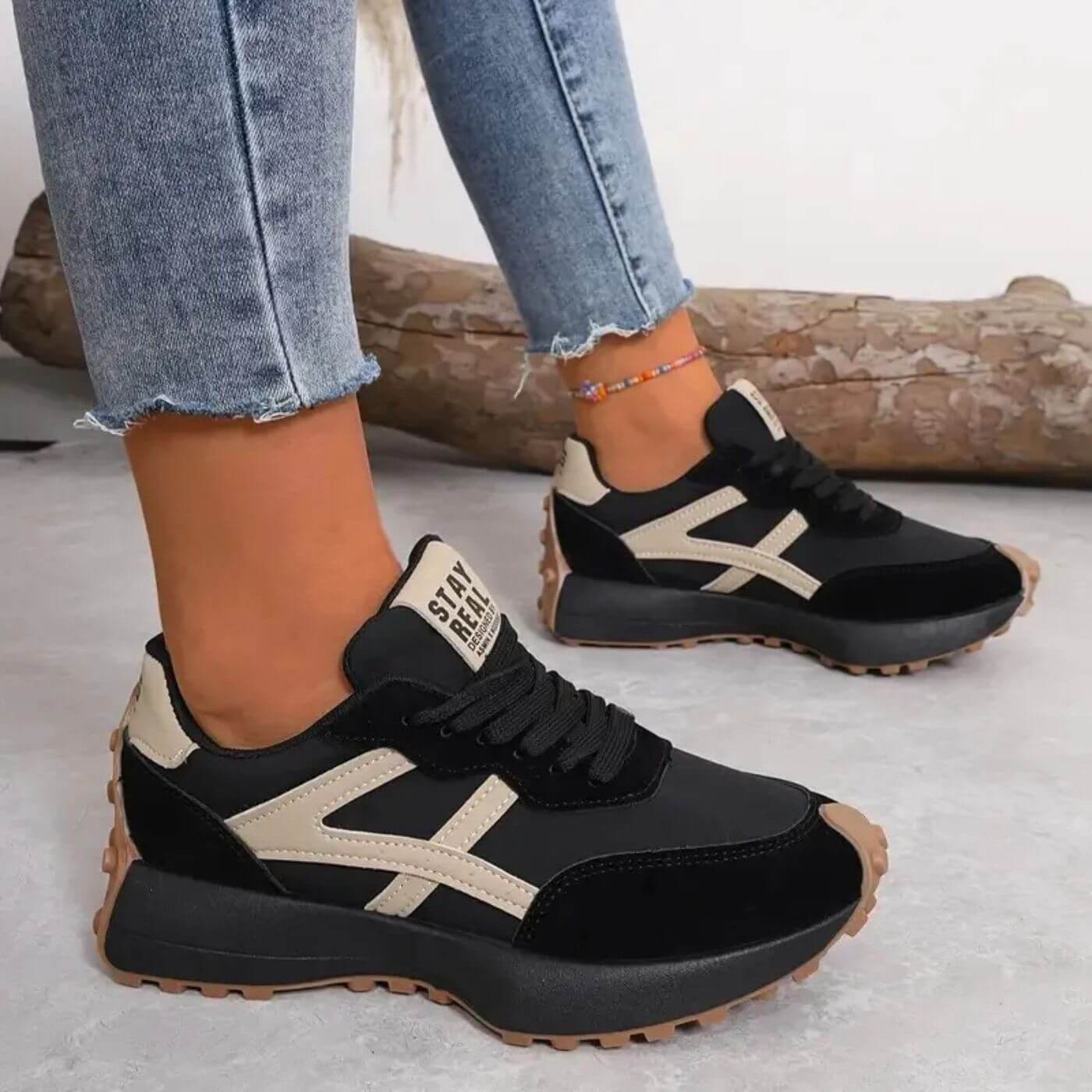 Marit | Slip-Resistant Cushioned Walking Sneakers