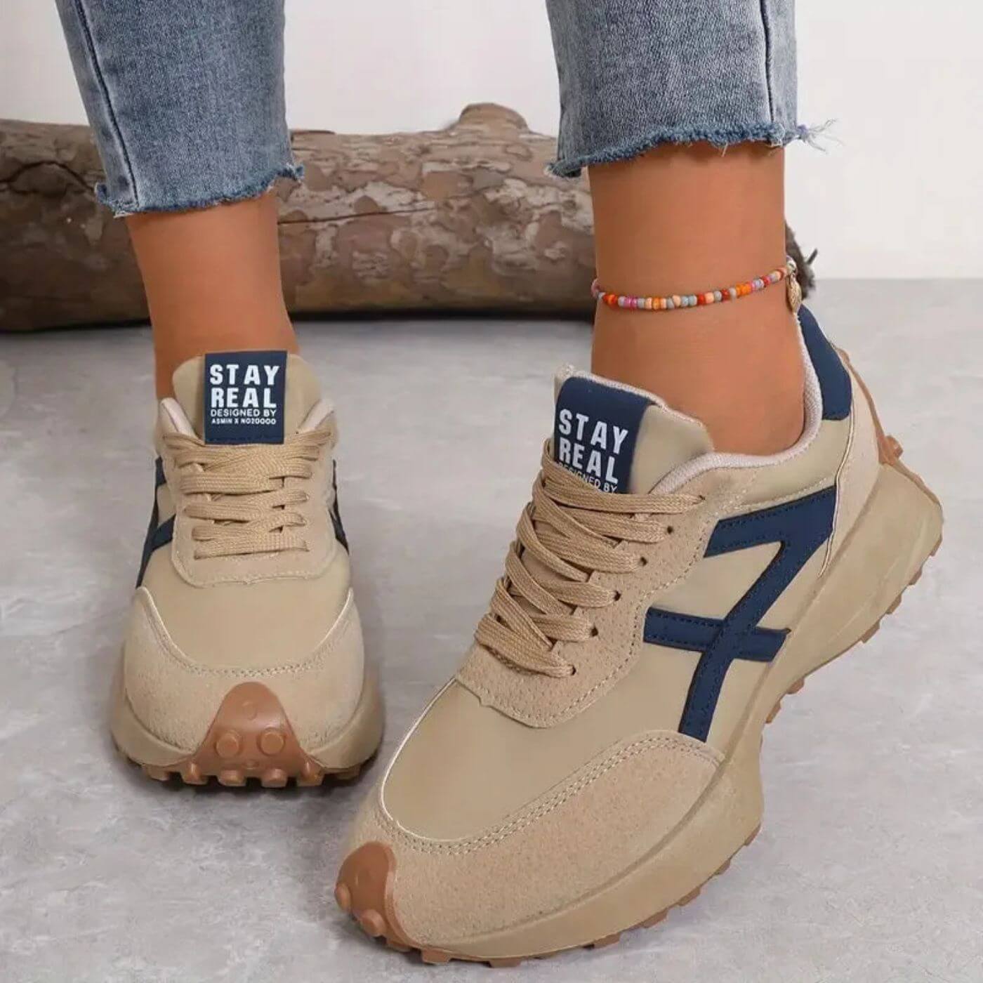 Marit | Slip-Resistant Cushioned Walking Sneakers