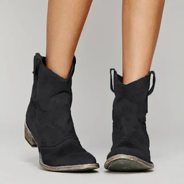 Cassidy | Western Cowboy Ankle Boots