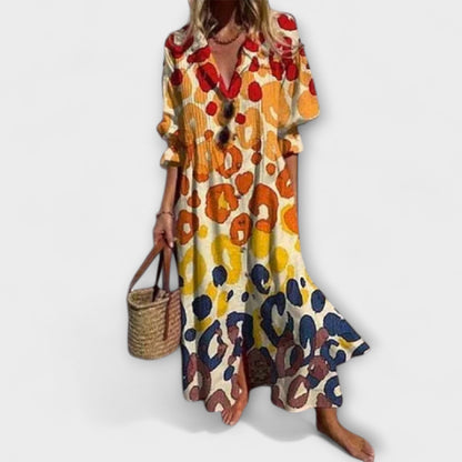 Livia | Floral Vacation Maxi Dress