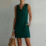 Nikki | Sleeveless Pocket Mini Dress
