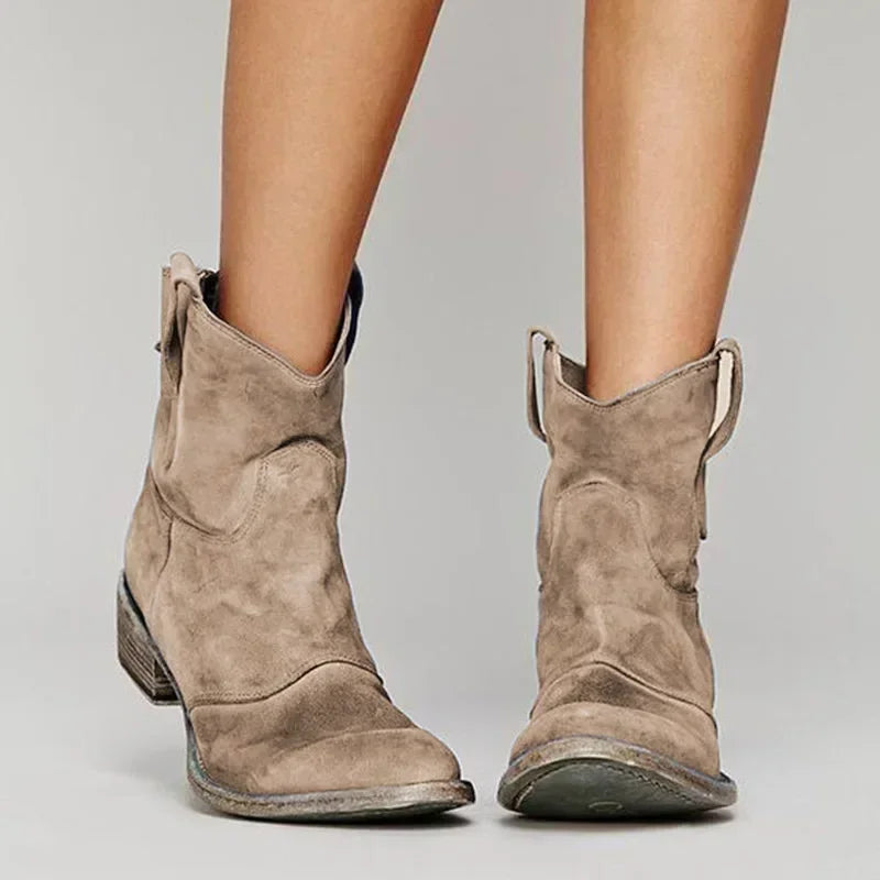 Cassidy | Western Cowboy Ankle Boots