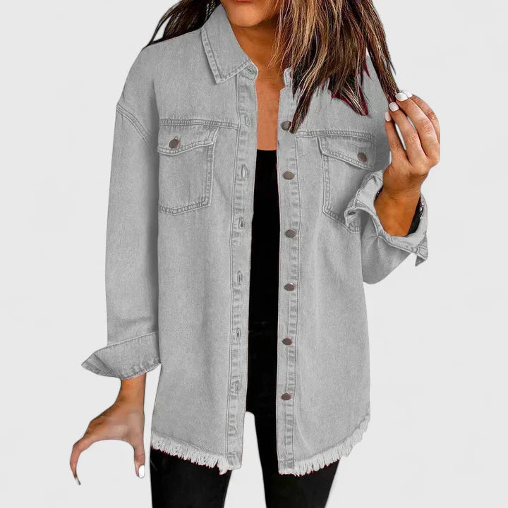Novalyssa | Relaxed Oversized Denim Jacket