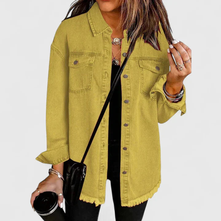 Novalyssa | Relaxed Oversized Denim Jacket