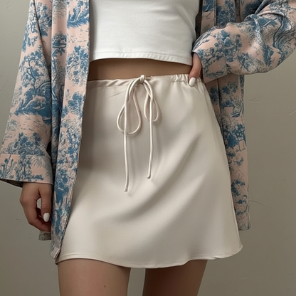 Noemie | A-Line Mini Skirt
