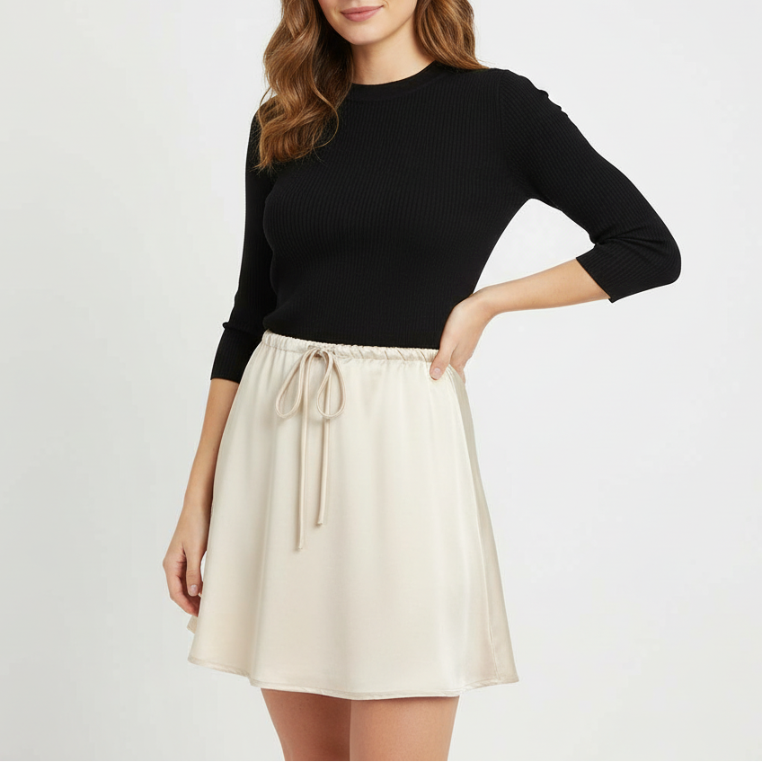 Noemie | A-Line Mini Skirt