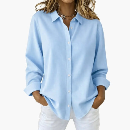 Mila | Long-Sleeve Button-Up Blouse