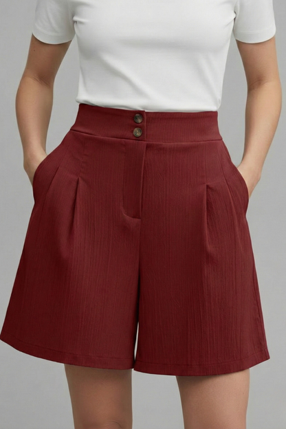 Gabriella | High Waist Wide Leg Shorts