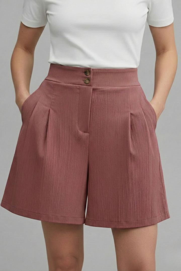 Gabriella | High Waist Wide Leg Shorts