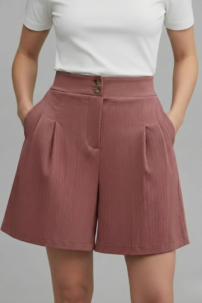 Gabriella | High Waist Wide Leg Shorts