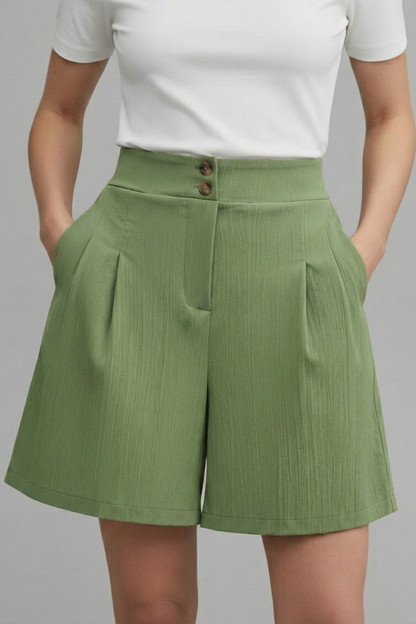 Gabriella | High Waist Wide Leg Shorts