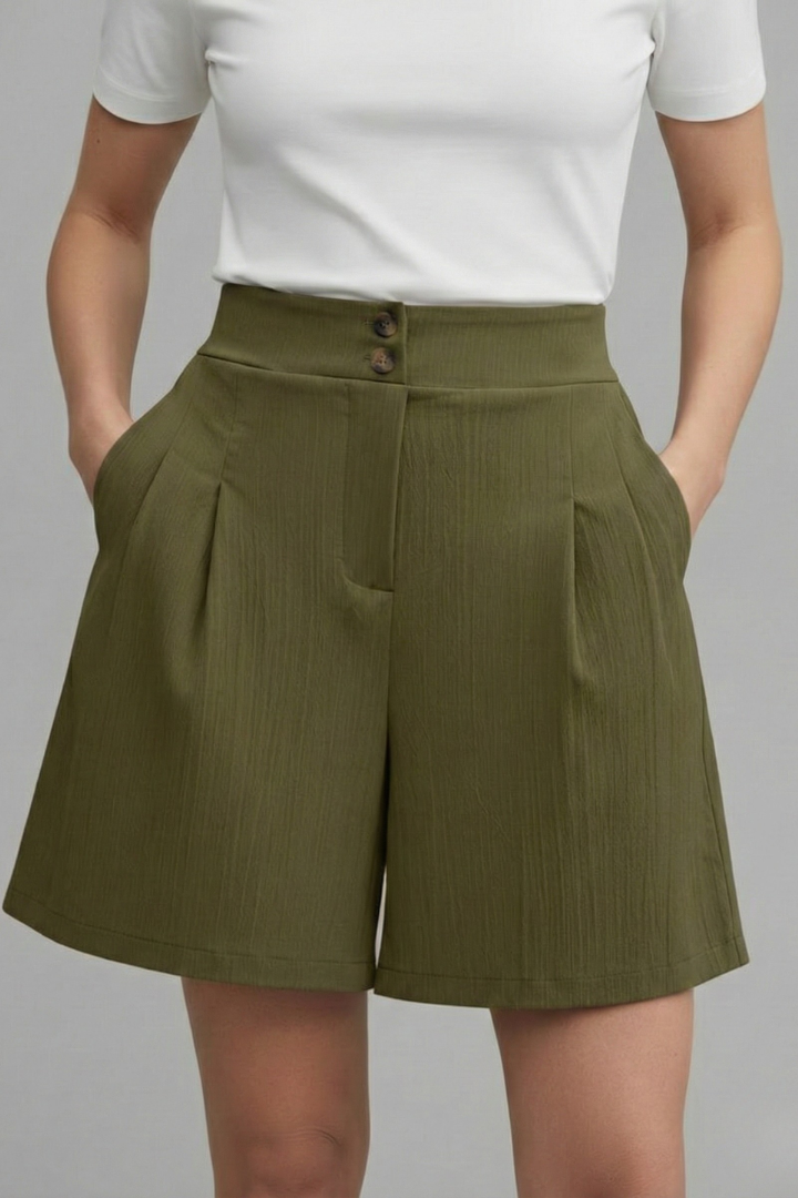 Gabriella | High Waist Wide Leg Shorts